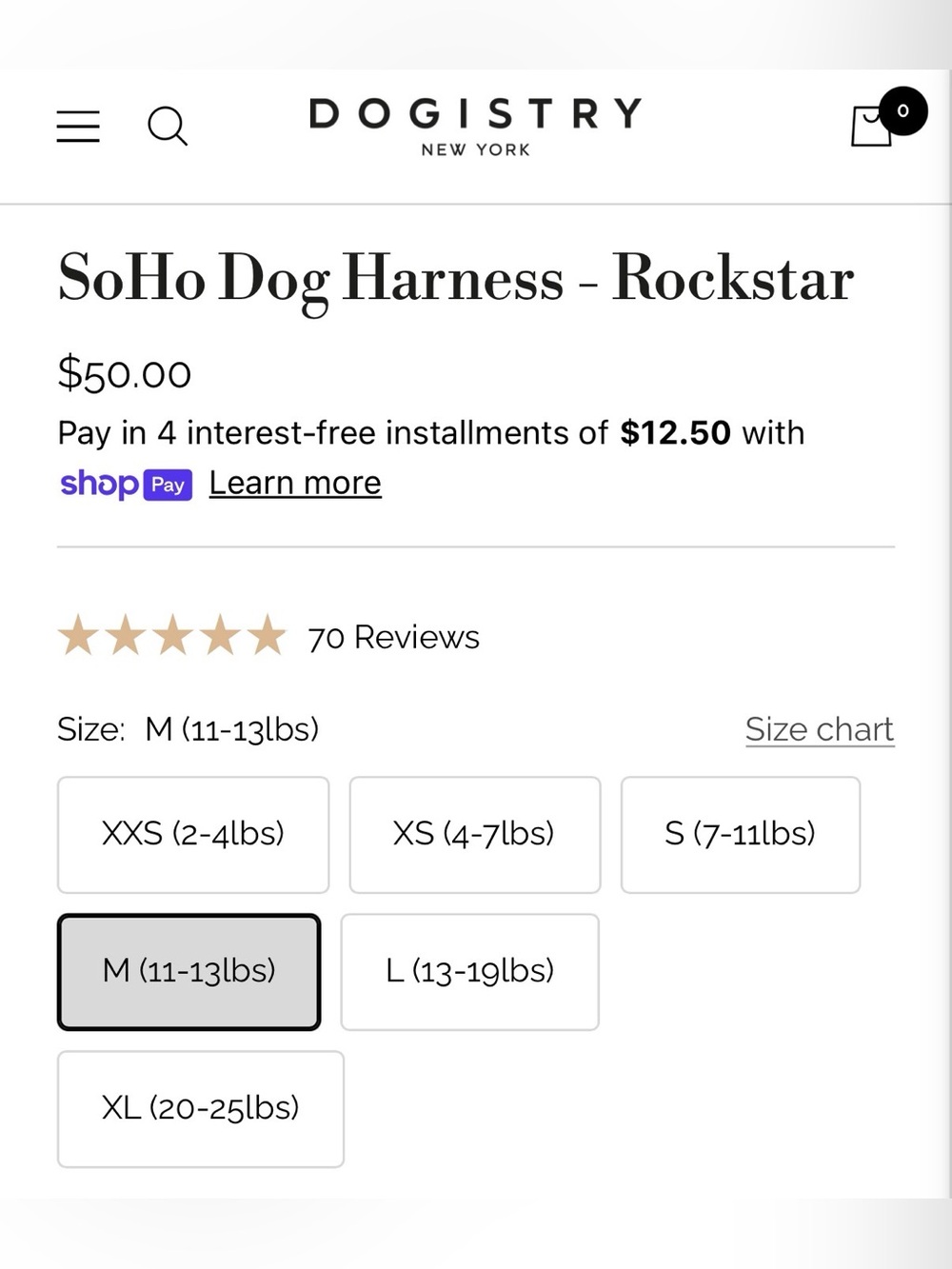Dogistry Soho Harness - Rock Star - Picture 11 of 15